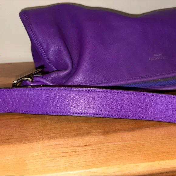 Coach 19893 Legacy Hobo Duffle Bag Ultraviolet Purple - Picture 5 of 9
